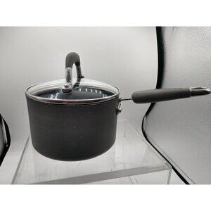 KitchenAid Hard Anodized Nonstick 2-Quart Saucepan With Glass Lid & Ergonomic Ha